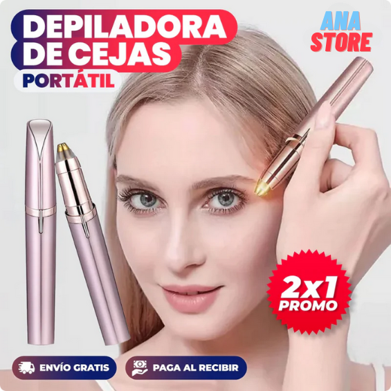 PROMO 2X1 DEPILADORA DE CEJAS PORTÁTIL