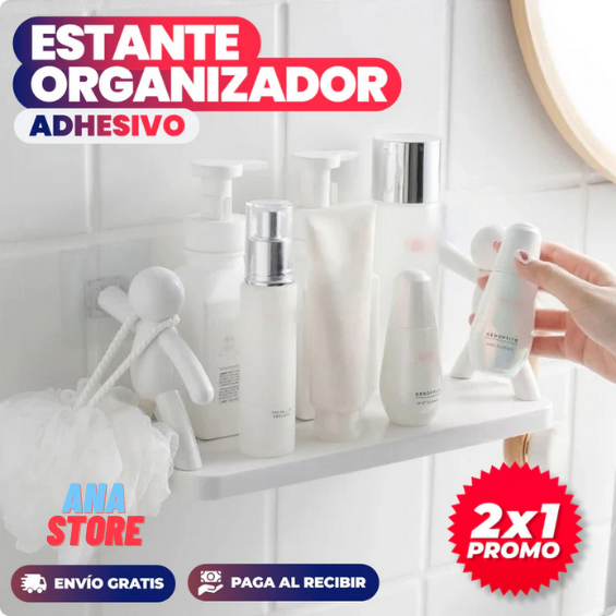 PROMO 2X1 ESTANTE ORGANIZADOR ADHESIVO