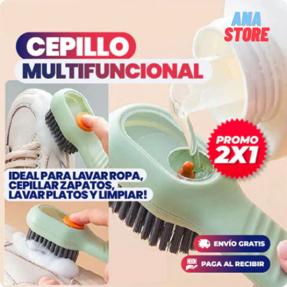 PROMO 2X1 CEPILLO DISPENSADOR MULTIFUNCIÓN