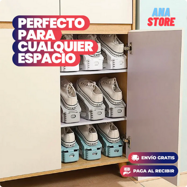 ORGANIZADOR DE ZAPATOS x10 UNIDADES